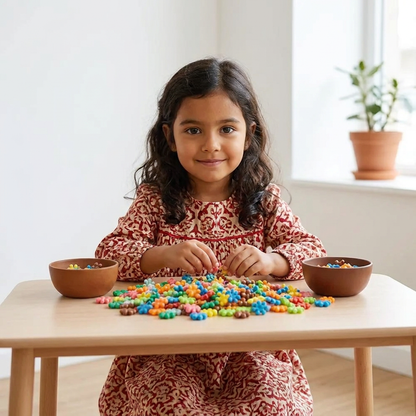 Set de Bloques de Construcción Montessori en Forma de Flor de Ciruelo