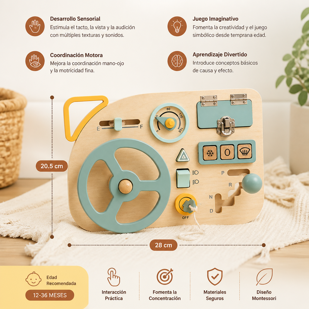 Volante Explorador – Control Montessori de Dirección