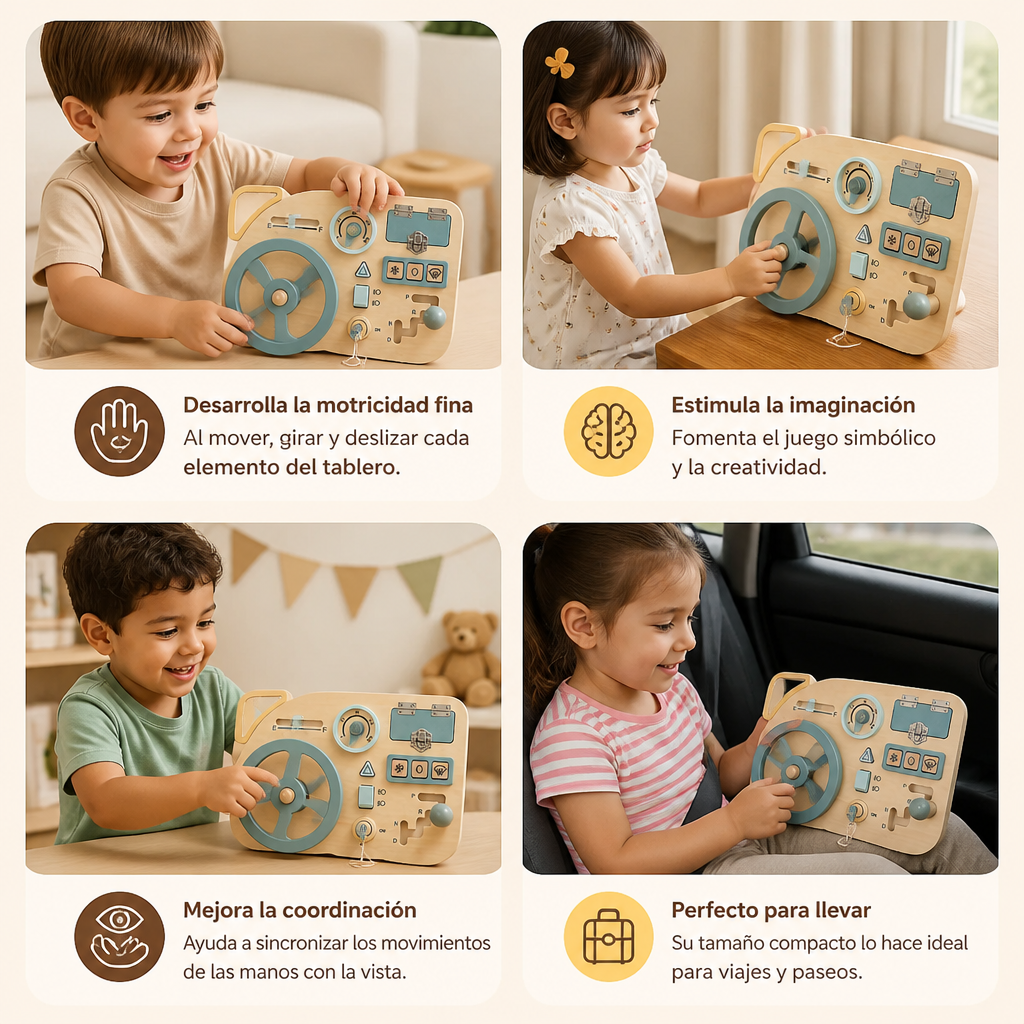 Volante Explorador – Control Montessori de Dirección